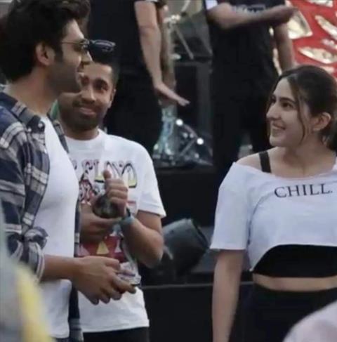 Kartik Aaryan and Sara Ali Khan 