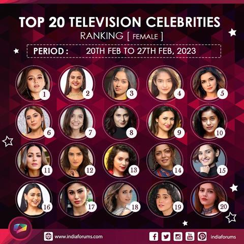 Top 20 female celebrities of the week