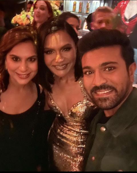 Mindy with Ram Charan