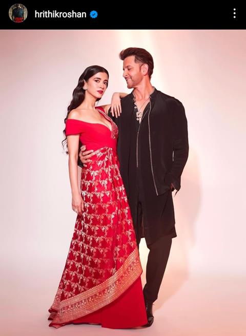 Saba Azad and Hrithik Roshan 