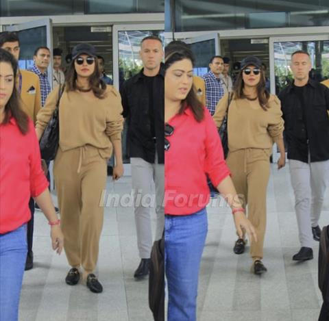 Priyanka Chopra at Delhi airport 