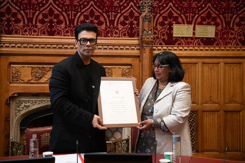 Karan Johar honored