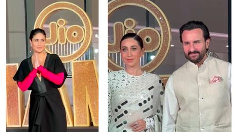 Kareena Kapoor, Saif Ali Khan and Karisma Kapoor