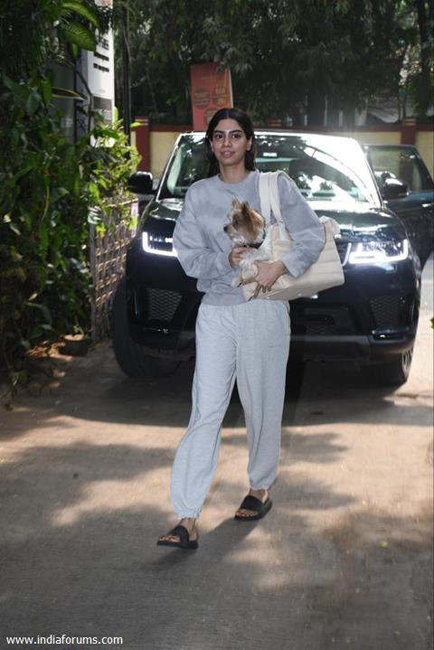Khushi Kapoor snapped in the city 