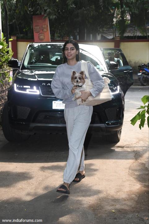 Khushi Kapoor snapped in the city 