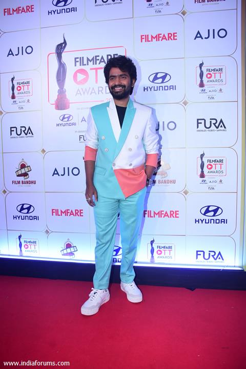 Celebrities at red carpet of OTT filmfare awards
