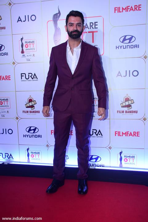 Barun Sobti at red carpet of OTT filmfare awards