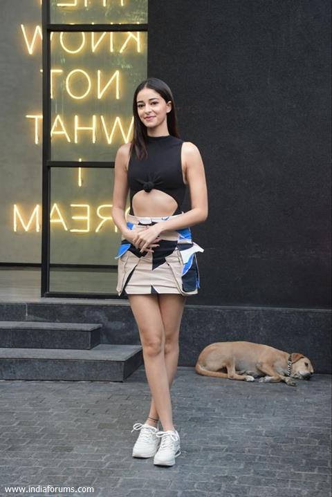 Ananya Pandey spotted at Excel Office in Bandra