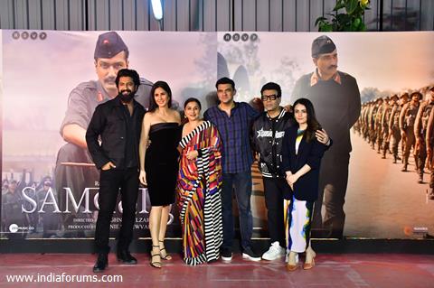 Vicky Kaushal, Katrina Kaif, Vidya Balan, Karan Johar at at Sam Bahadur Movie Screening