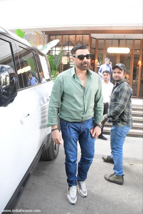 Sunny Deol snapped in Bandra