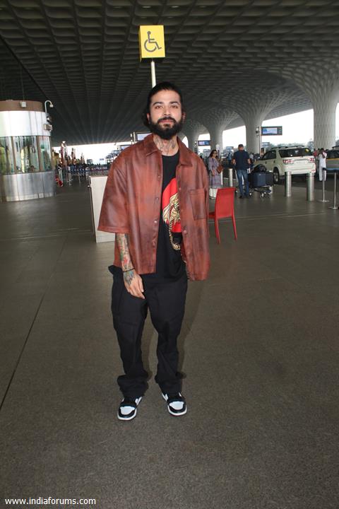 Anurag Dobhal snapped at the Mumbai airport  