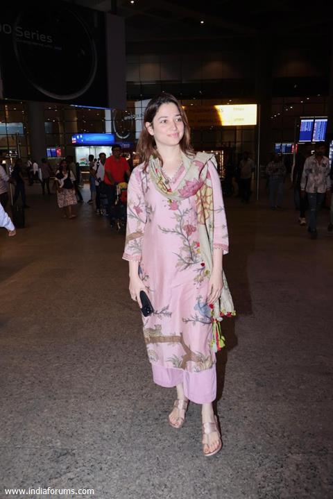 Tamannaah Bhatia spotted at the airport 