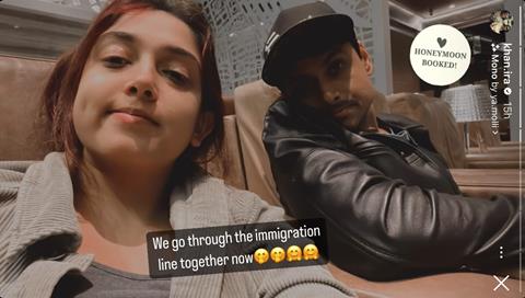 Ira Khan's Instagram story 