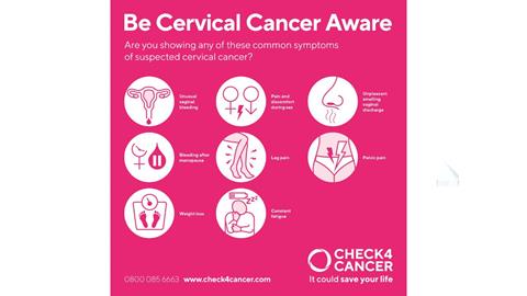 Symptoms of Cervical Cancer