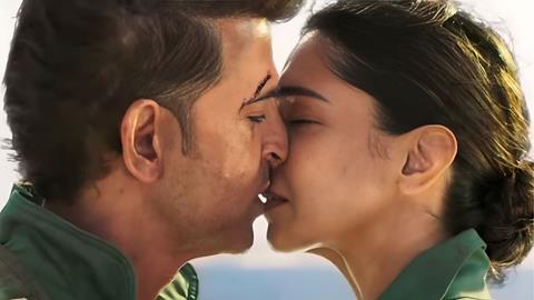  The controversy revolves around a scene depicting a kiss between the characters played by Padukone and Roshan, set within the context of military attire.