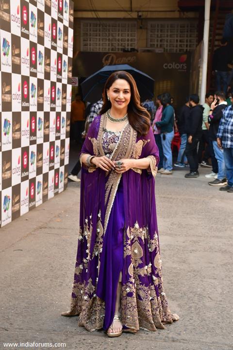Madhuri Dixit spotted on the set of Dance Deewane