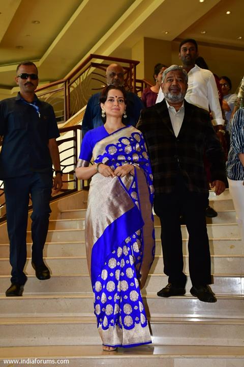 Kangana Ranaut spotted at the event today 