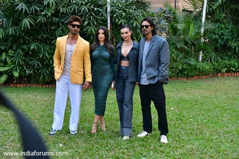 Arjun Rampal, Vidyut Jammwal, Amy Jackson and Nora Fatehi snapped promoting upcoming film Crakk