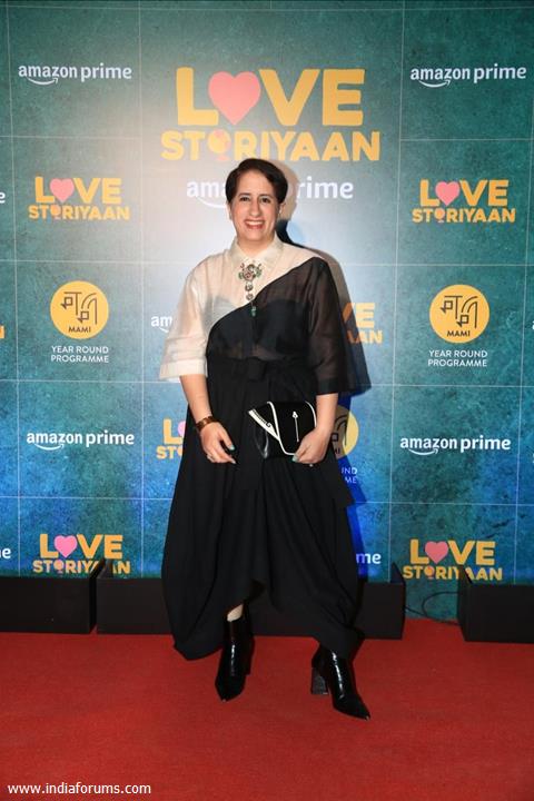 Guneet Monga  attend the screening of Love Storiyaan