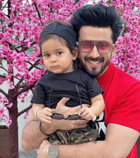 Dheeraj with his Son