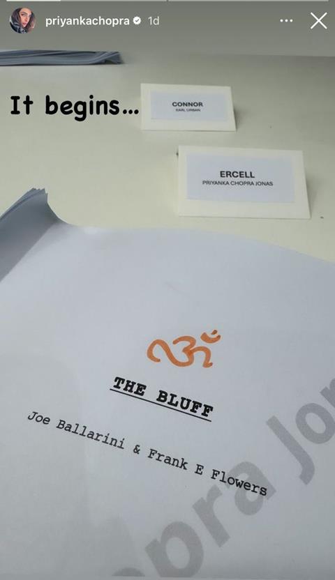 Priyanka Chopra kicks off filming for thrilling new movie 'The Bluff' in Australia