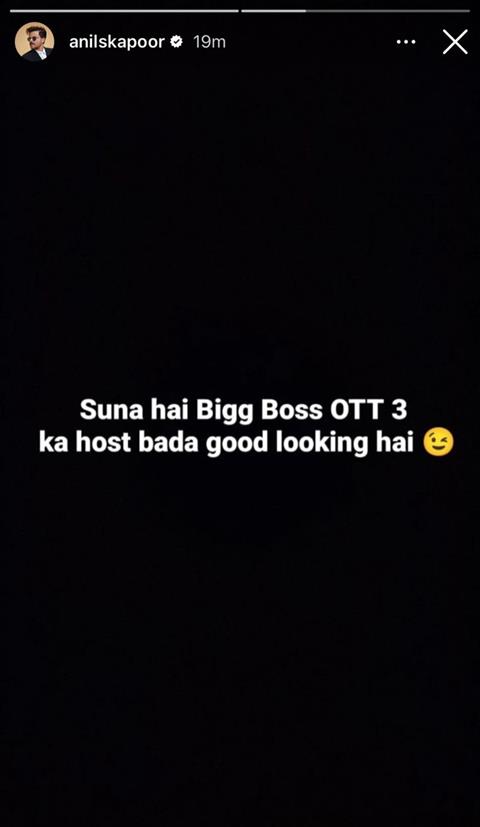  Anil Kapoor hints at hosting Bigg Boss OTT 3 