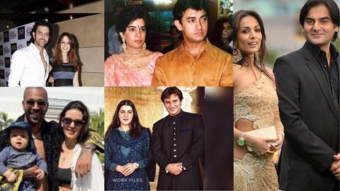 Saif Ali Khan, Amrita Singh, Aamir Khan, Reena Dutta, Malaika, Arbaz Khan, Hrithik Roshan