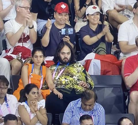 Anant and Radhika at Olympics