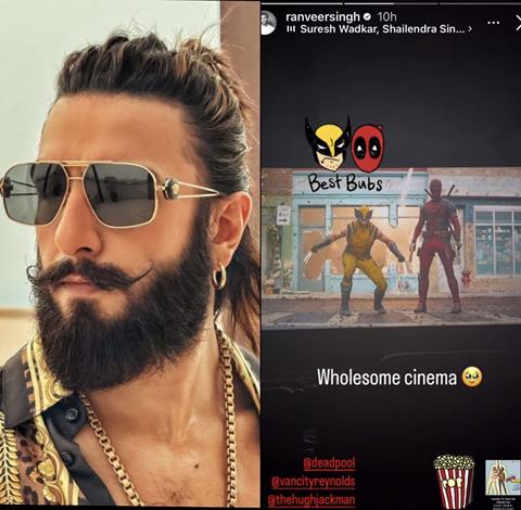 Ranveer Singh praises Deadpool and Wolverine