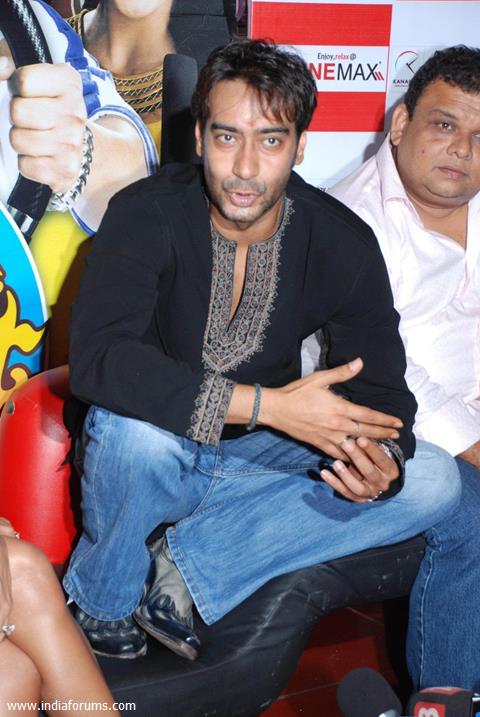 Ajay Devgan on promotional event of his film ''All The Best'' in Mumbai