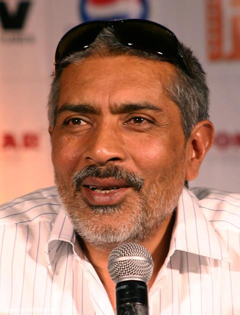 Bollywood director Prakash Jha at a press conference for his film &quot;RAJNEETI&quot;,in New Delhi on Thursday
