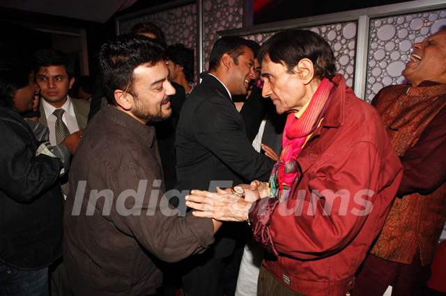 Adnan Sami at Dev Anand’s old classic film “Hum Dono” premiere at Cinemax Versova