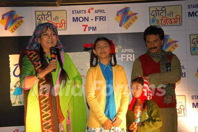 Pavan, Sushmita, Richa and Shruti at Press Conference of Zee Tv new show 'Chhoti Si Zindagi'