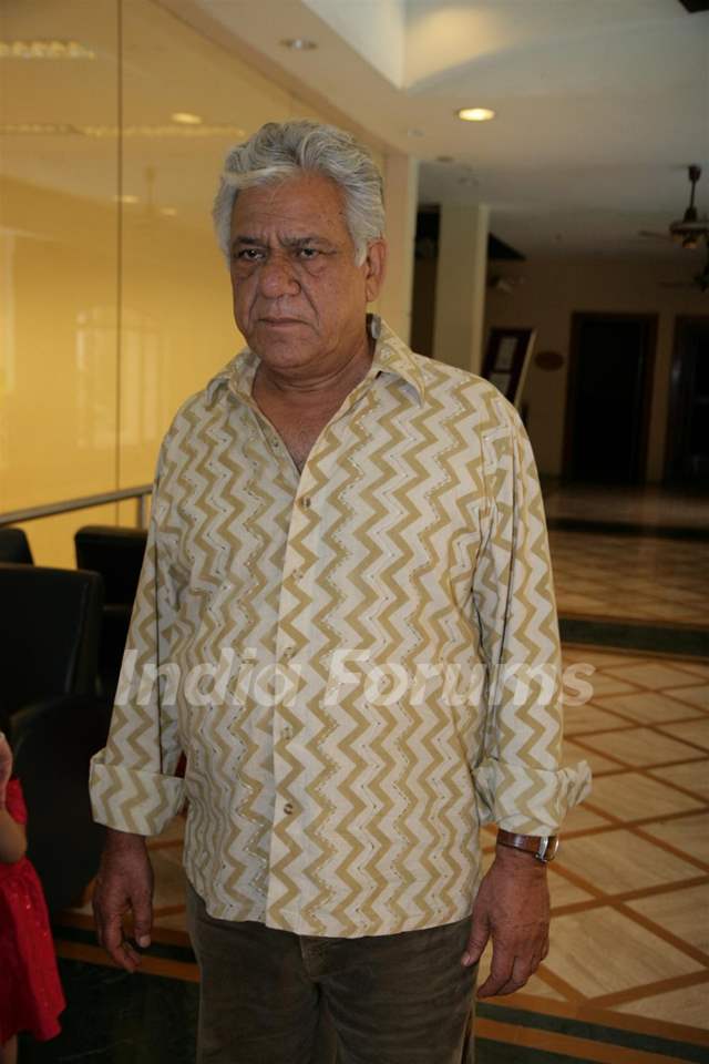 Om Puri at press meet of Film 'West is West'