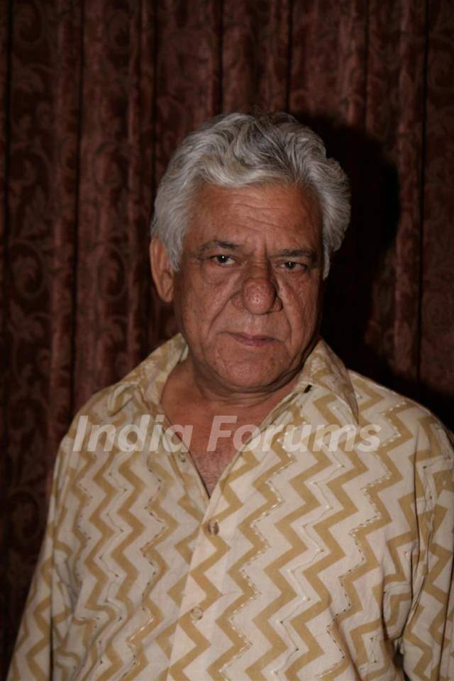 Om Puri at press meet of Film 'West is West'