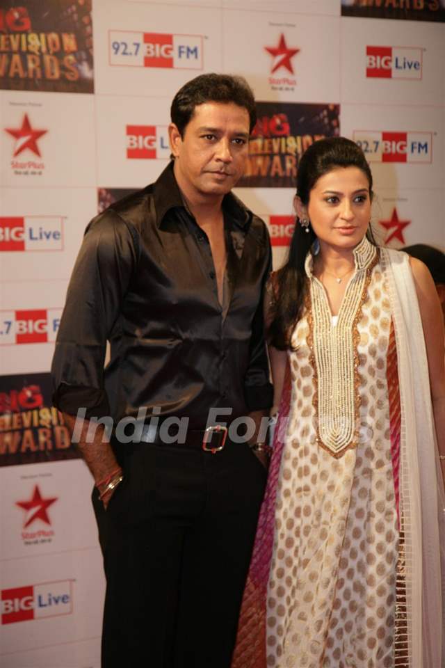 Smita Bansal and Anup Soni at Big Television Awards at Yashraj Studios