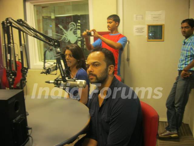 Rohit Shetty visited BIG 92.7 FM studios to promote movie 'Singham'