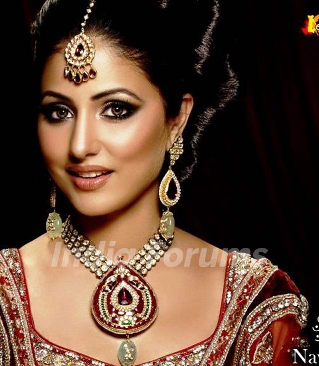 Hina Khan in a different look