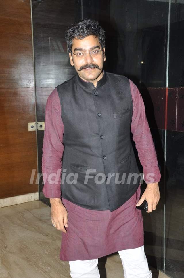 Ashutosh Rana at premiere of movie 'Gandhi To Hitler' at Cinemax