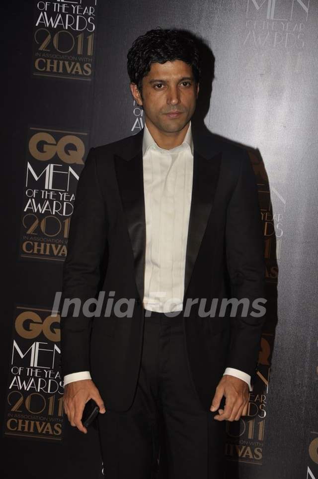 Farhan Akhtar at GQ Men Of The Year Awards 2011 at Grand Hyatt in Mumbai