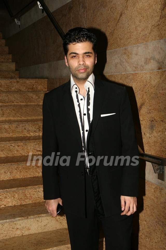 Karan Johar at People Magazine - UTVSTARS Best Dressed Show 2011 party at Grand Hyatt in Mumbai