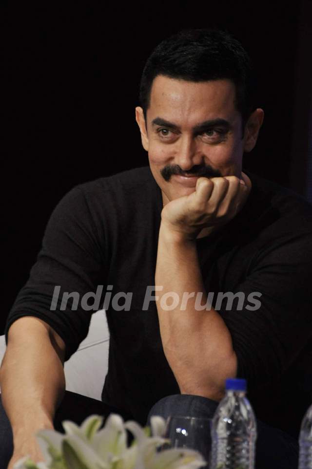 Aamir Khan at Star press meet. .