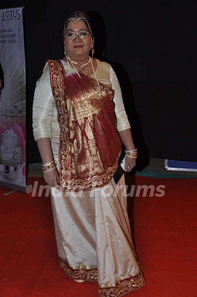 Pratima Kazmi at Red Carpet of Golden Petal Awards By Colors in Filmcity, Mumbai