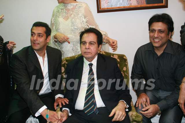 Salman Khan and Govinda grace Dilip Kumar's 89th Birthday Party