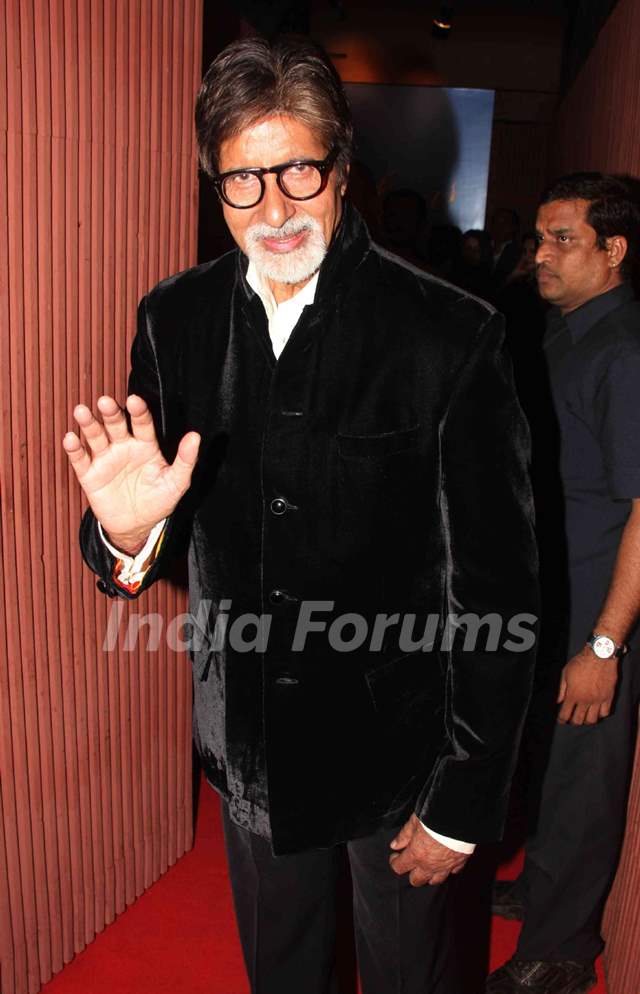 Amitabh Bachchan at The Dirty Picture success party at Aurus