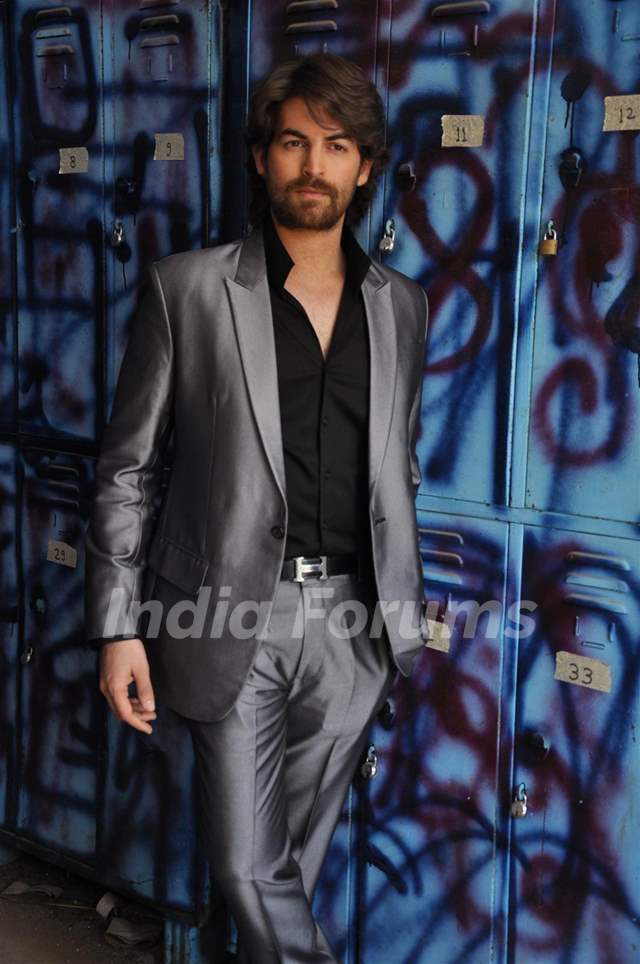 Neil Nitin Mukesh on the sets of Bigg Boss Season 5