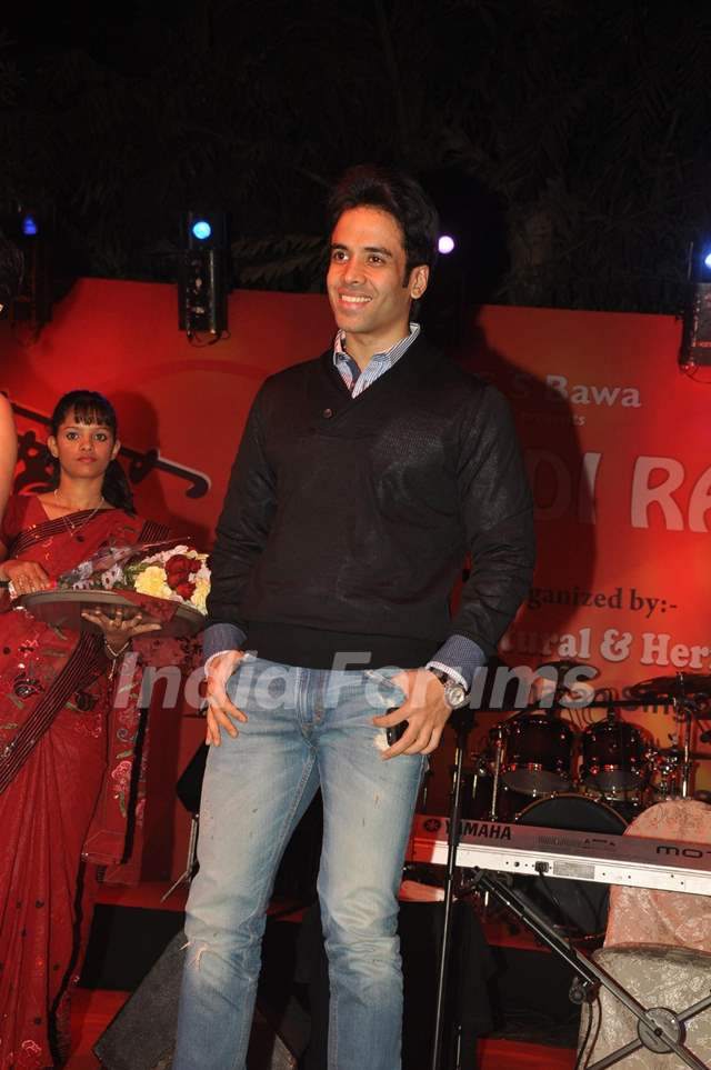 Tusshar Kapoor attending "Lohri Di Raat" festival in Mumbai