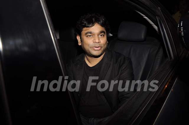 A.R. Rahman at Parmeshwar Godrej's party for Hollywood talk show host Oprah Winfrey in Mumbai