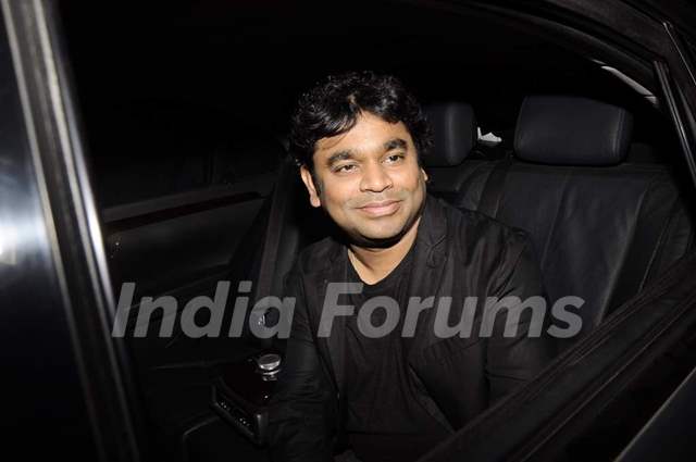 A.R. Rahman at Parmeshwar Godrej's party for Hollywood talk show host Oprah Winfrey in Mumbai