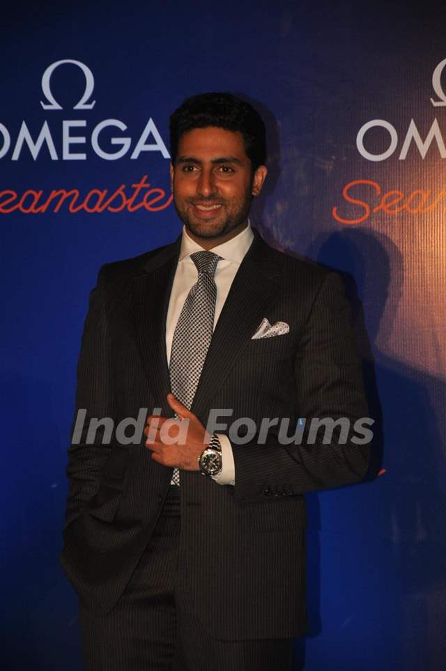 Abhishek Bachchan launches Omega Seamaster Watches